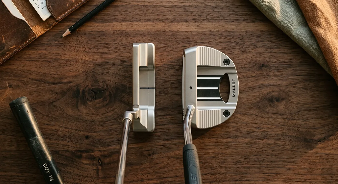 Putter 怎麼選:Blade vs Mallet 完整比較、業餘該選哪一個