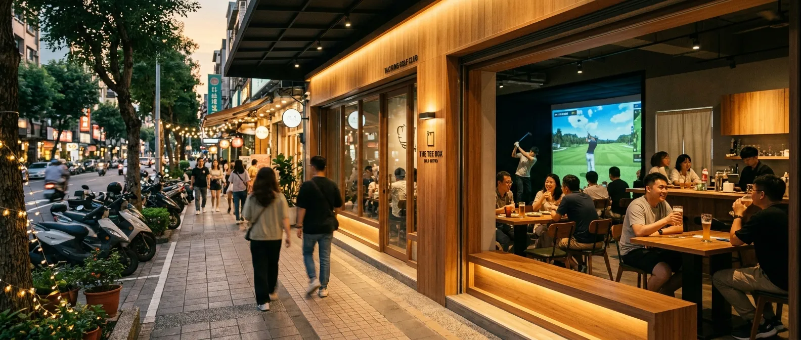 台中室內高爾夫 10 家代表場館 — 涵蓋北屯 / 南屯 / 西區 / 西屯 / 太平 / 潭子 6 大行政區
